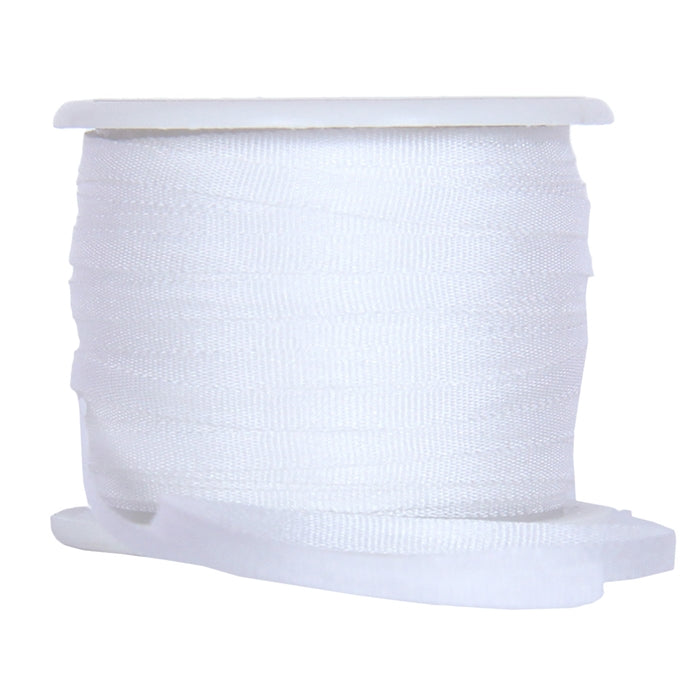 100% Pure Silk Ribbon by Threadart - 2mm White - No. 003 - 3 Sizes - 50 Colors Available, Size: 2 mm